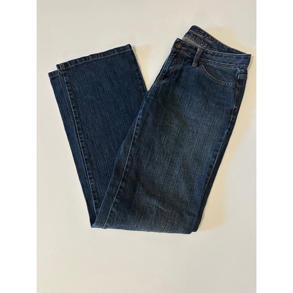 Women's LOFT Original Boot Jeans Size 4 Blue Denim - Picture 2 of 8